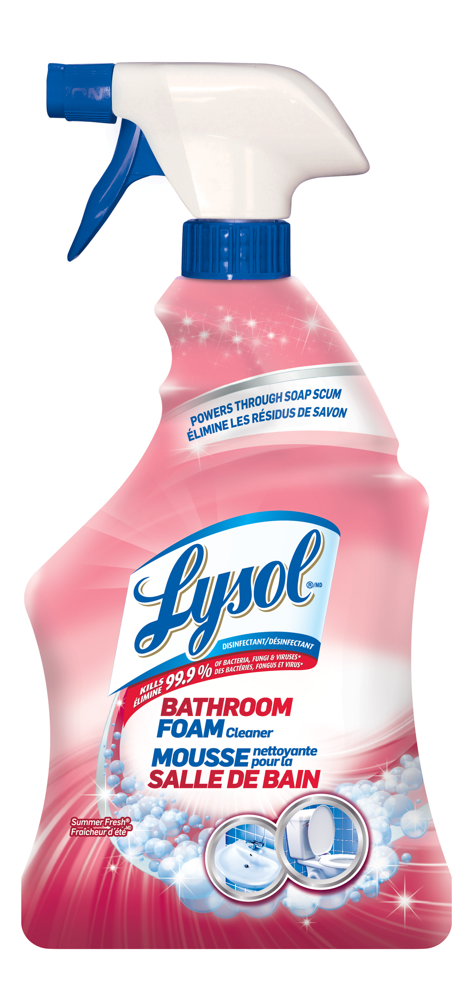 LYSOL Disinfectant Bathroom Foam Cleaner  Summer Fresh Canada Discontinued Jan 2022